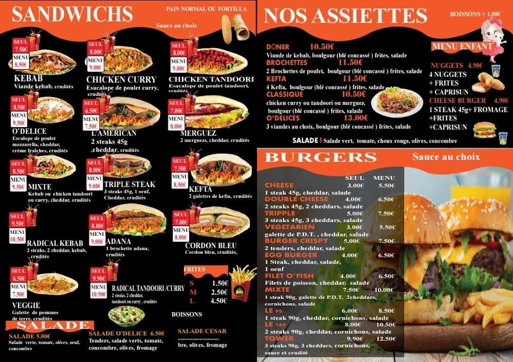 O'Delice corner - Menu Image 1