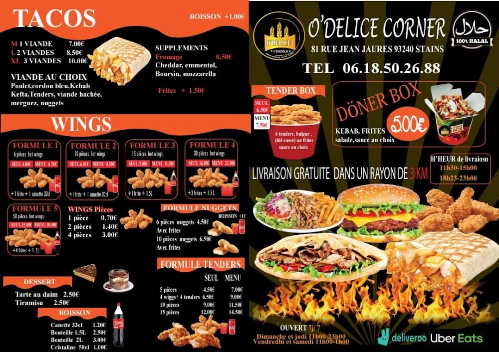 O'Delice corner - Menu Image 2